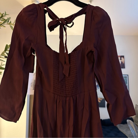 Reformation Mara Dress in Prune 0 NWT - Picture 10 of 14